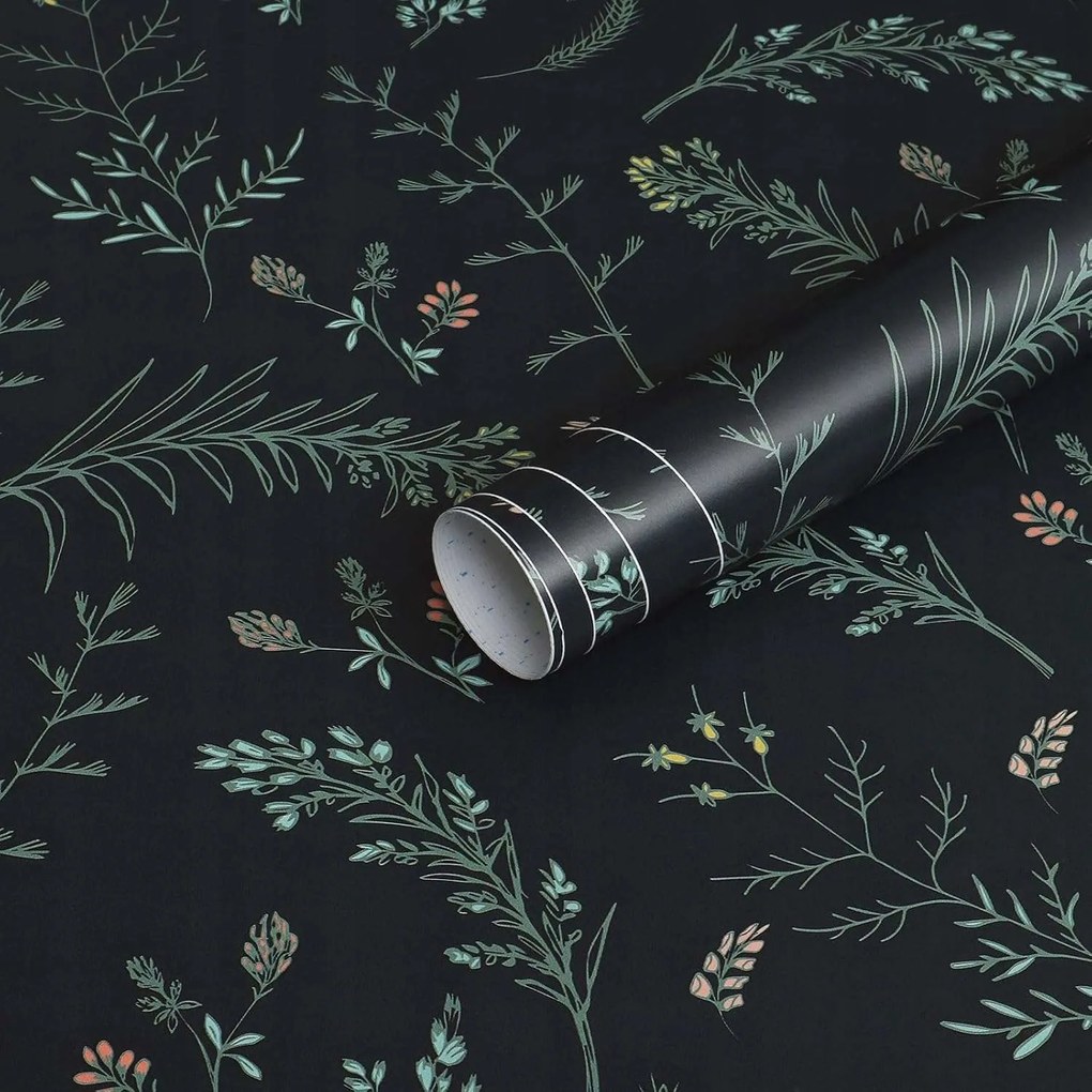 Öntapadós fólia bútor furnér öntapadós virágok 41x300cm