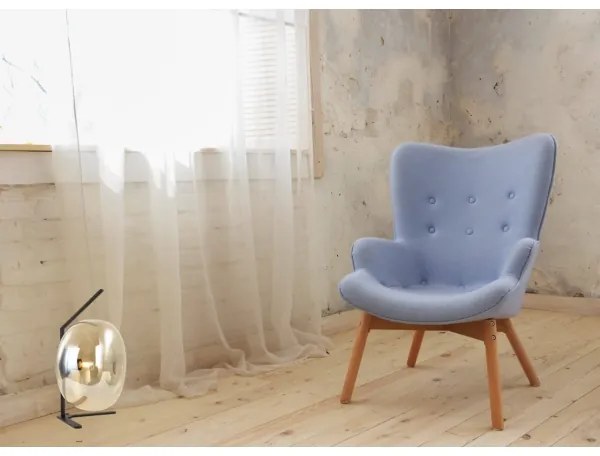 Klausen 108001 - Asztali lámpa VESTA 1xE27/7W/230V bézs/fekete