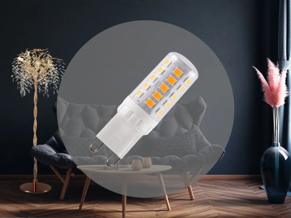 LED izzó 3,9W - G9 / SMD / 4000K - ZLS624