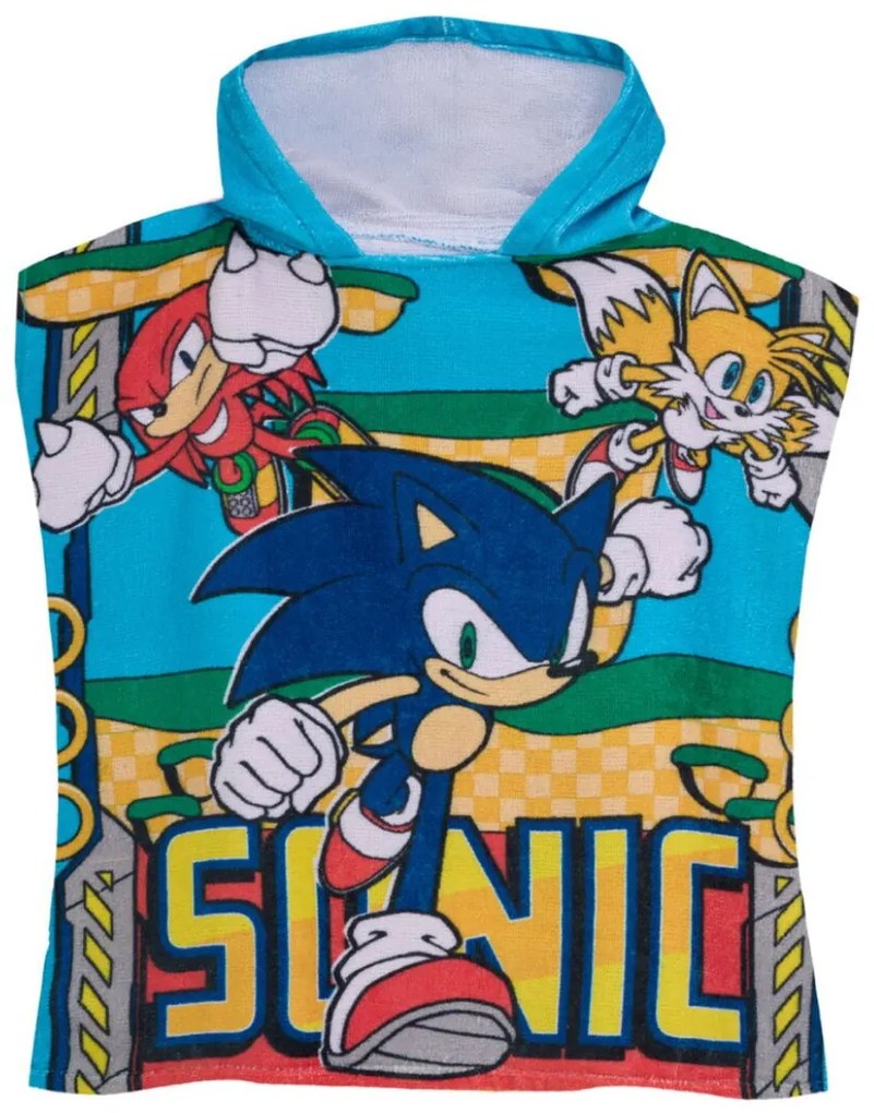Gyerek pamutponcsó Sonic 55x110cm Faro