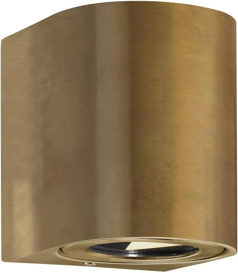 NORDLUX 49701035 CANTO Modern Kültéri Fali Lámpa Sárgaréz LED IP44