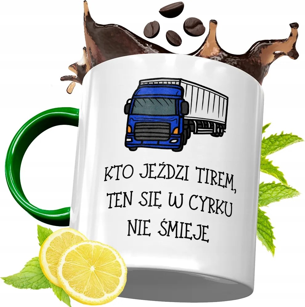 Zöld Bögre Kamionosnak Születésnapra Ajándék