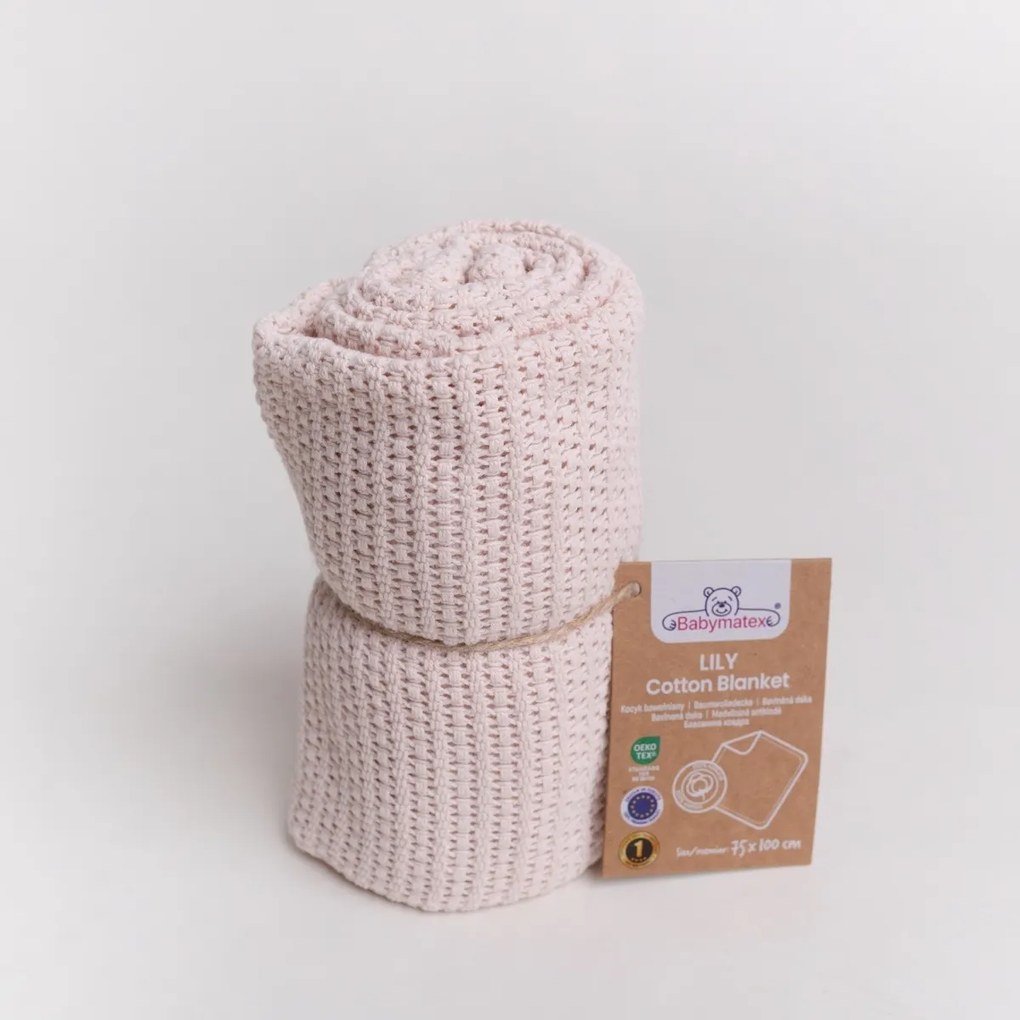 Babymatex Lili gyerek pléd púder, 75 x 100 cm