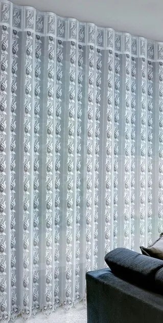 Mg Függöny 34929 Fehér 300x255cm készre szerelve M-es alagúttal