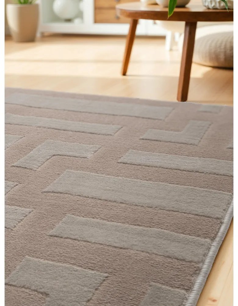 Bézs futószőnyeg 80x240 cm Perles Onyx – Elle Decoration