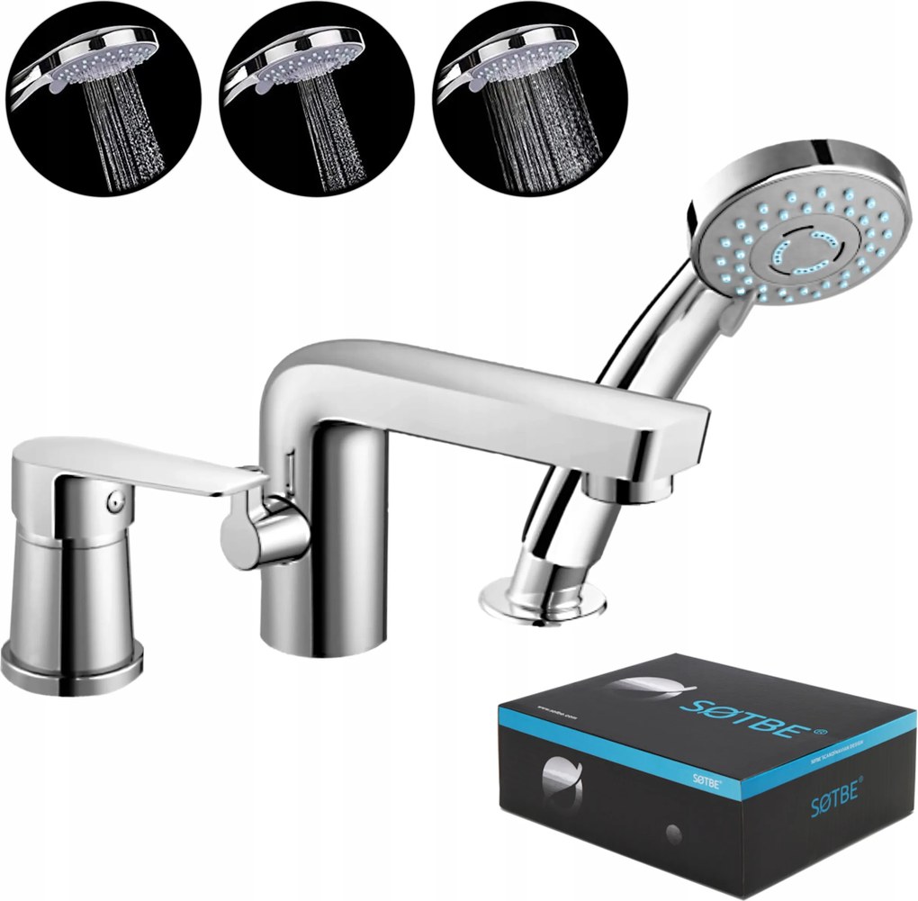 Csaptelep álló kádhoz 3 lyukú kádhoz Lengyel Sotbe