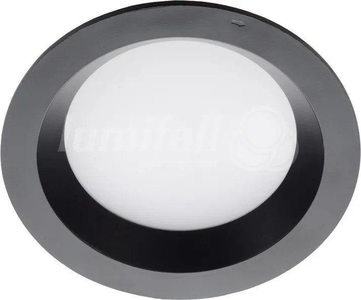 LUMIFALL SANTOLED-175-BL SANTOLED Fürdőszobai Beépíthető Lámpa Fekete LED IP20