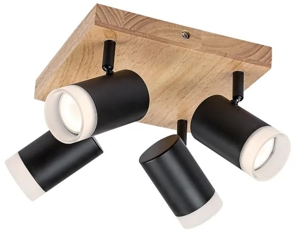 Rabalux 73124 - TORAS mennyezeti spotlámpa 4xGU10/5W/230V tölgy