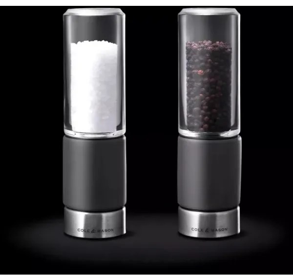 Cole&Mason - Só- és borsdaráló készlet REGENT CONCRETE 2 db beton 18 cm