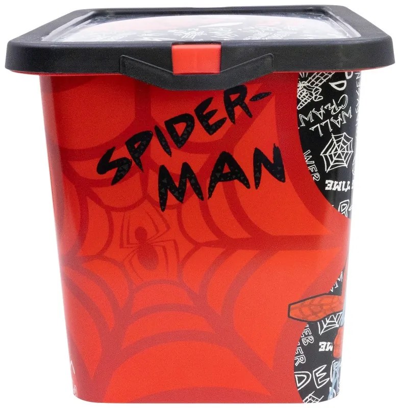 Pókember Urban Web műanyag tároló doboz 7 L