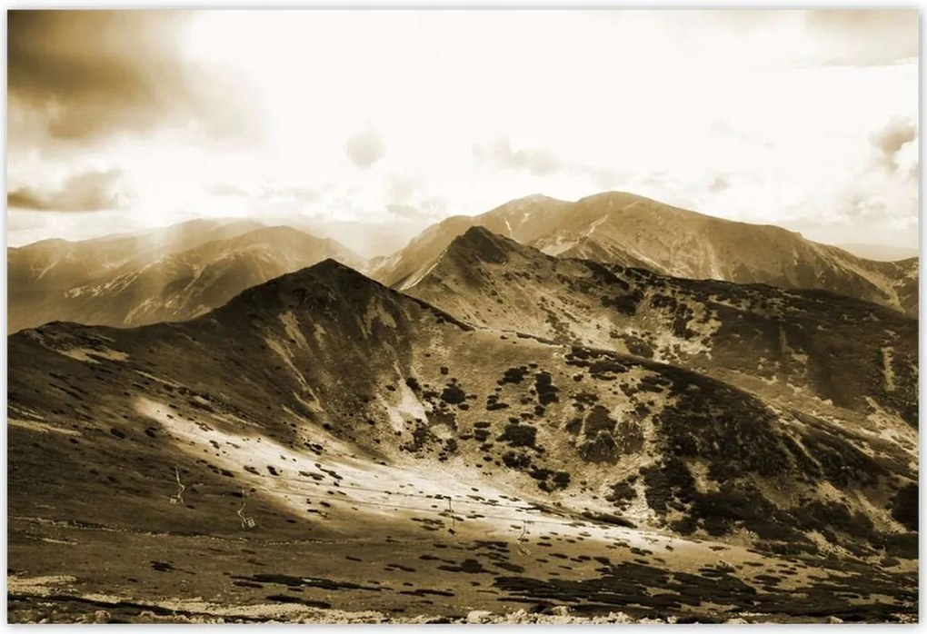 Poszterek 155x105 Tátra Lengyel hegyek Kilátás