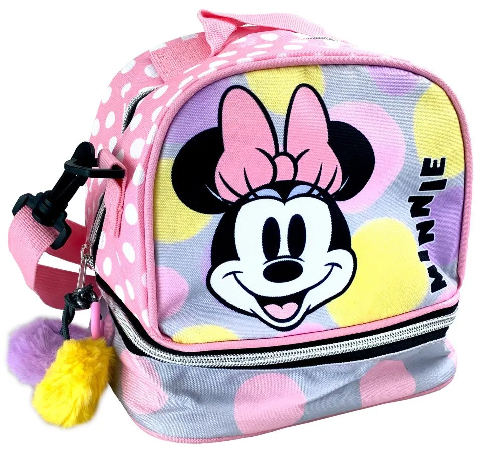 Disney Minnie Pretty in Pink thermo uzsonnás táska 21 cm