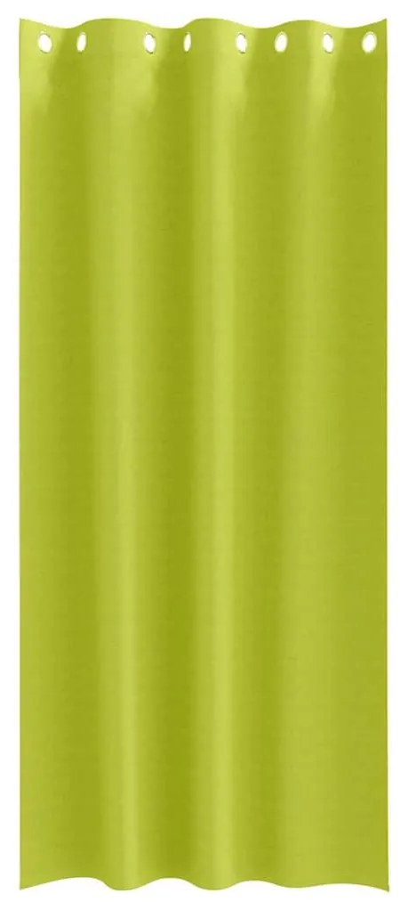 Függönyök függönyökkel 2 pcs Alma zöld 225x140cm Poliészter