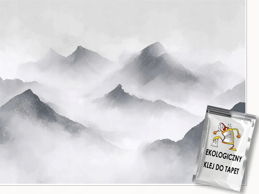 Fotótapéta Hegyek Köd Táj Hálószoba Nappali Tapéta Flizelina 250x175