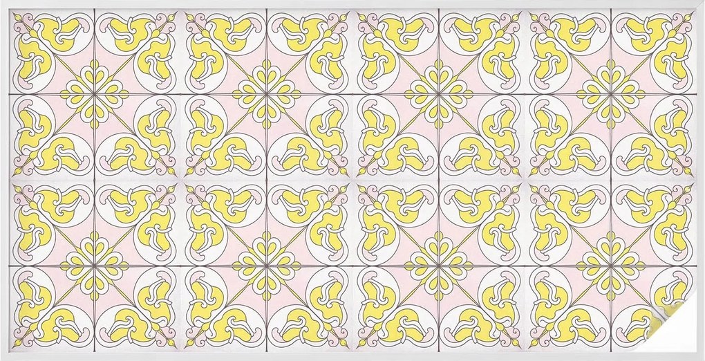 Ablakfólia Öntapadós Adatvédelem Absztrakt virágok 200x100