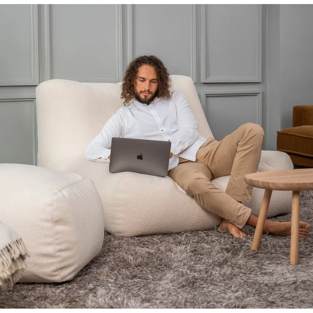 Kék babzsákfotel Sofa Tube – SLOWDOWN