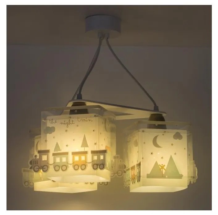 Dalber D-63534 - Gyerek csillár TRAIN 3xE27/60W/230V