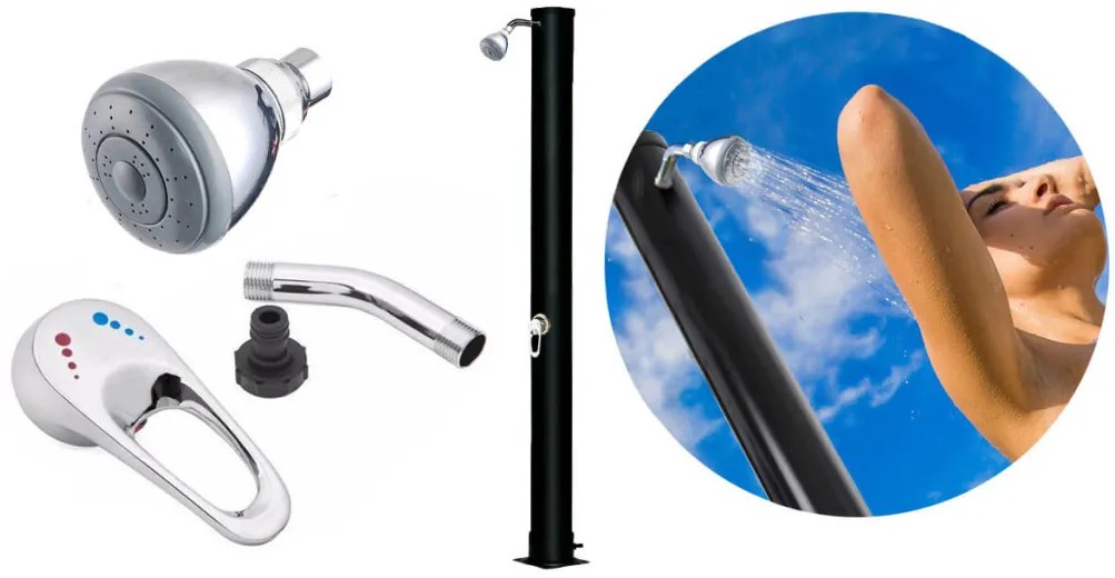 Szolár kerti zuhany