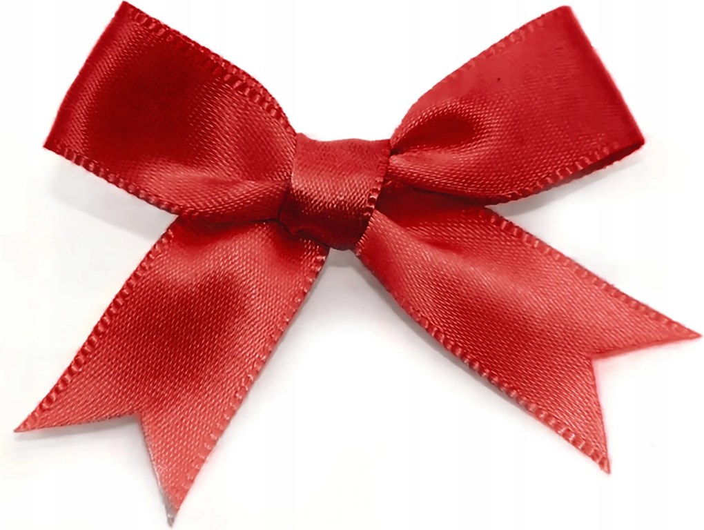 Szatén masni 8,5cm x 8,5cm Burgund 50 db