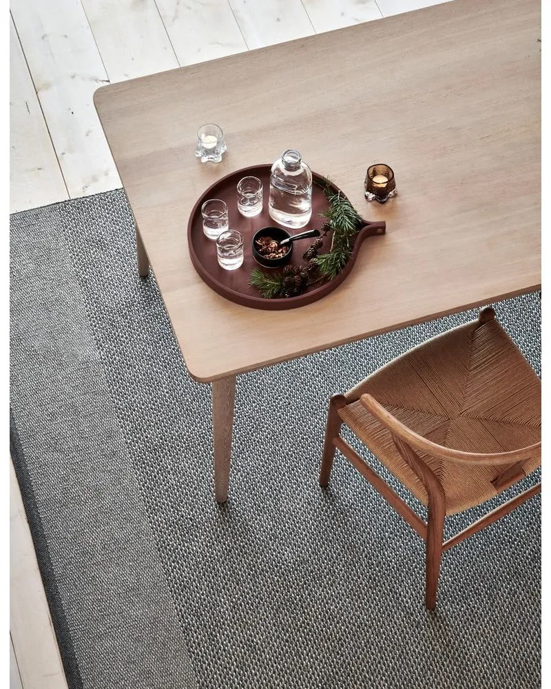 Antracitszürke kültéri-beltéri futószőnyeg 85x260 cm Edit Charcoal – Pappelina