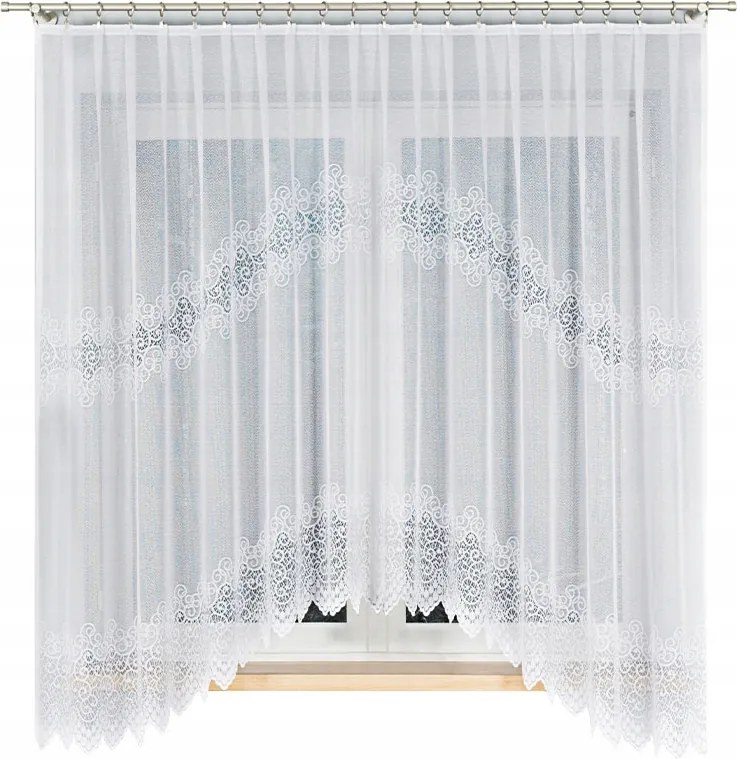 Violetta Kész függöny, zsakárd, alul kivágott 300x180 cm