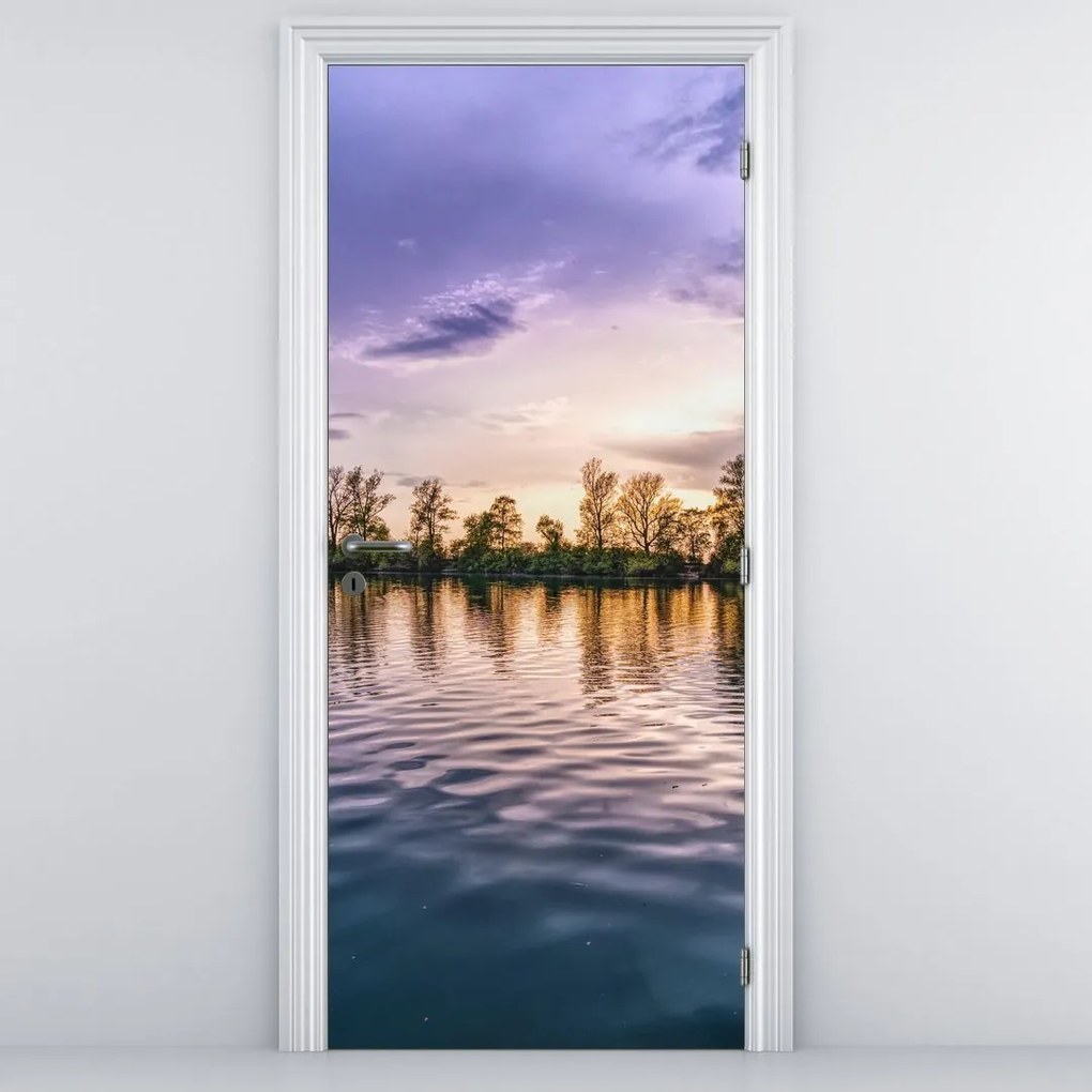 Fotótapéta ajtóra - Tó (95x205cm)