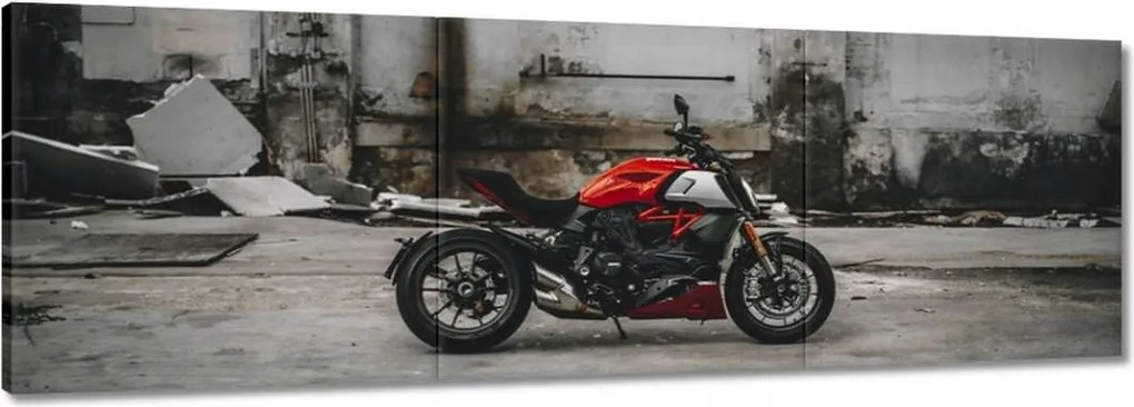 Vászonkép 150x50 Piros Ducati Motorkerékpár