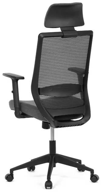 Fekete Hálós Irodai Szék Szinkron Mechanikával. KA-V3329 BK