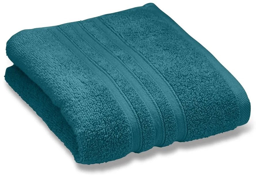 Kékeszöld frottír pamut törölköző 50x85 cm Zero Twist – Catherine Lansfield