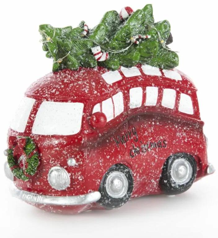 Karácsonyi kerámia busz 2