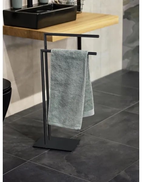 WENKO 71555800 - Törölközőtartó RECCO 48x80,5 cm fekete