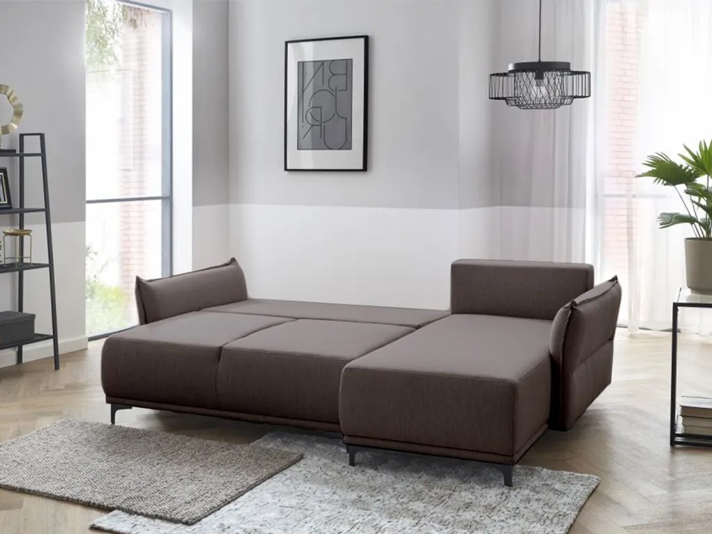 SORRENTO barna sarokkanapé Kanapé változat: Bal sarok