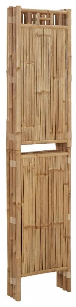 4 paneles bambusz térelválasztó 160 x 180 cm