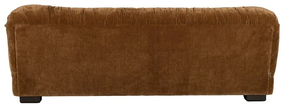 Barna bársony kanapé 214 cm Douglas – Dutchbone