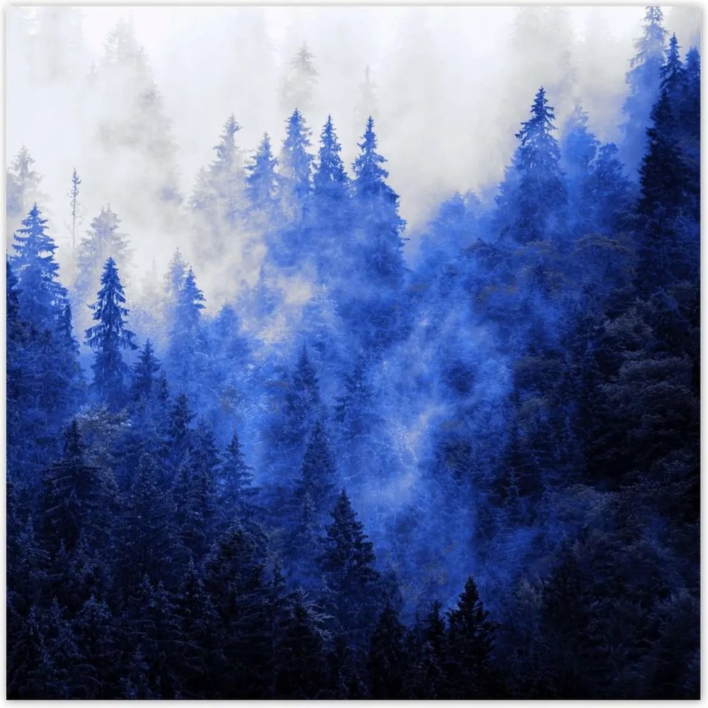 Fotótapéták 208x208 Kék táj Hegyek