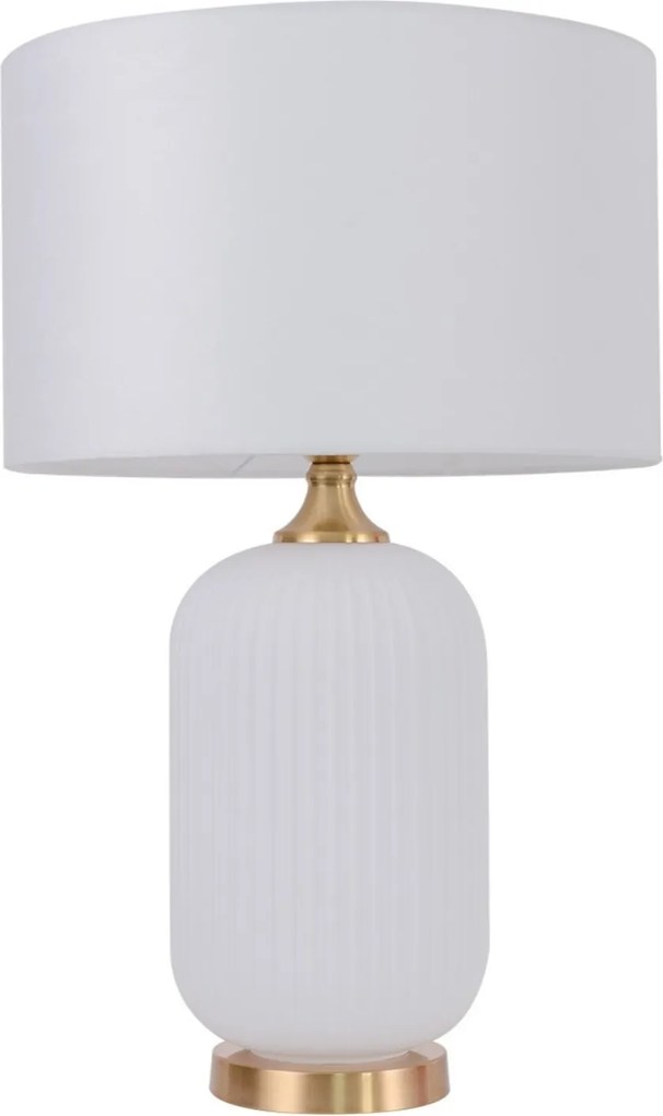 Asztali kontakt lámpa asztali szekrény hálószoba nappali fehér Temza