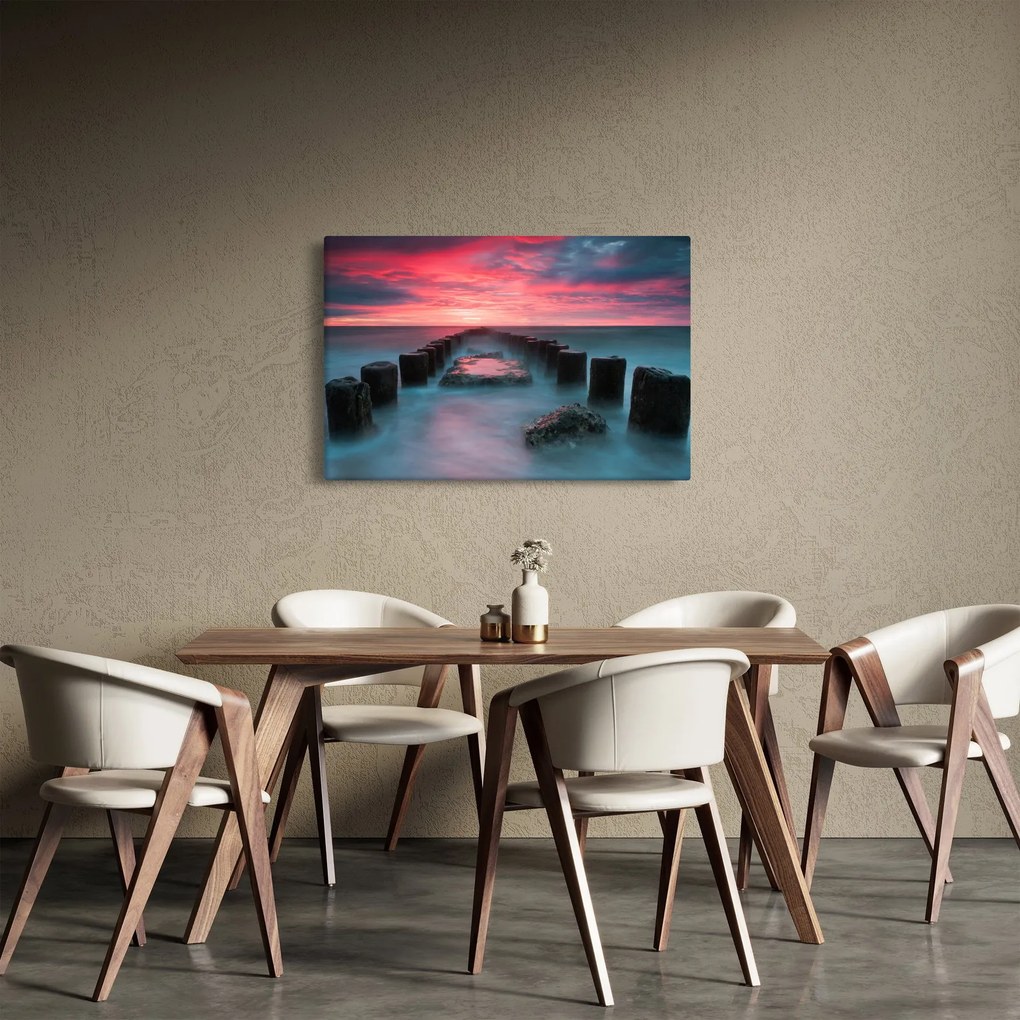 Kép - Sziklák a tenger (90x60 cm)