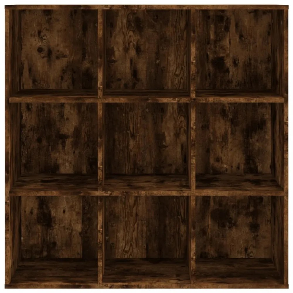 füstölt tölgy színű könyvszekrény 98 x 29 x 97,5 cm
