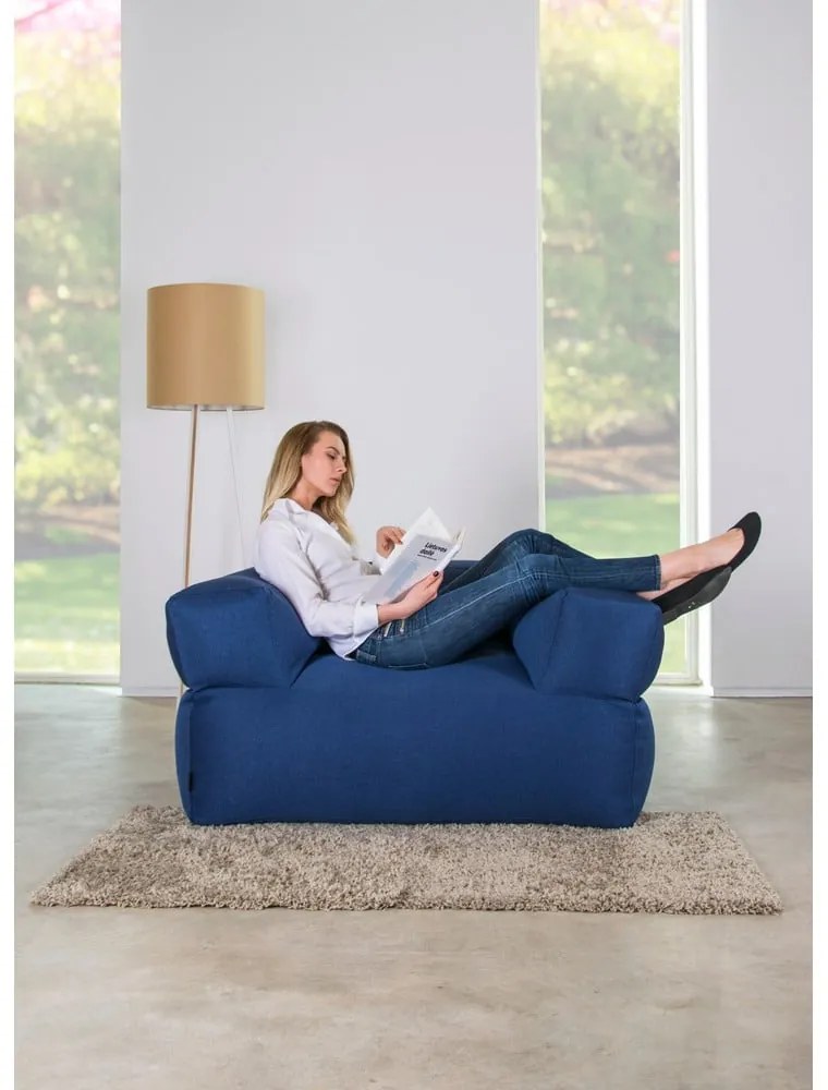 Világosszürke babzsákfotel MooG – SLOWDOWN