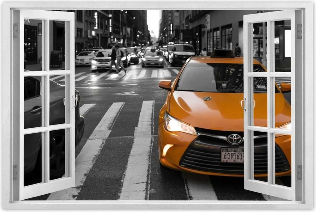 Poszterek 60x40 Sárga taxi Taxi