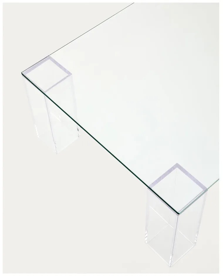 Üveg dohányzóasztal 60x140 cm Adularia – Kave Home