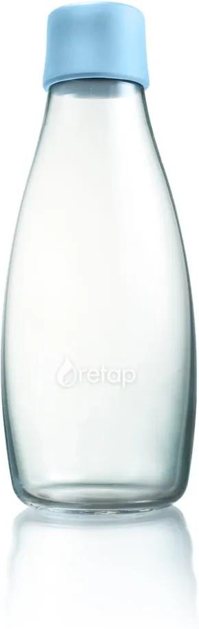 Világoskék üvegpalack élettartam garanciával, 500 ml - ReTap