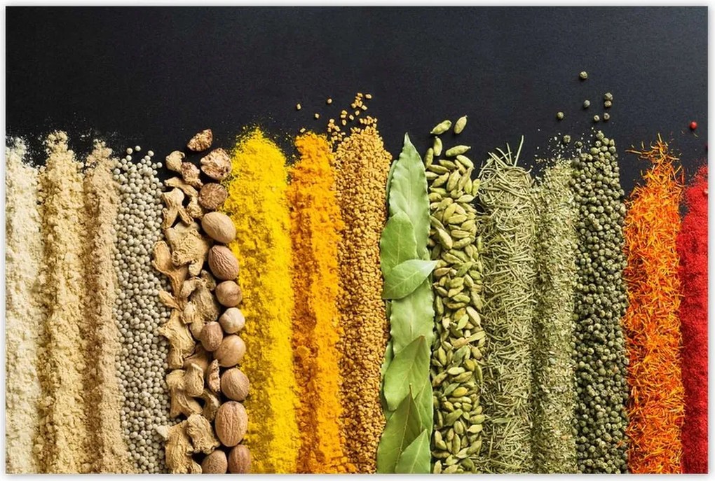 Poszterek 120x80 Színes fűszer szett