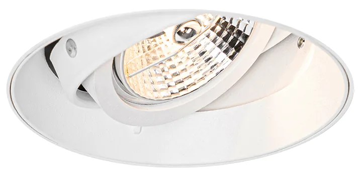 Modern beépíthető reflektor fehér GU10 AR70 kerek trim nélküli - Oneon