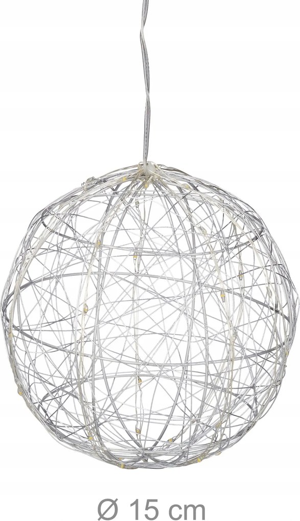 Dekorációs Gömb Led 15 CM Dekorációs Lámpa Hangulatvilágítás