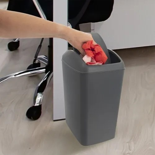 Orion Waste kolíbka szemeteskosár 10 l, szürke, 10 l