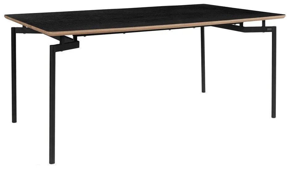 Fekete étkezőasztal 90x180 cm Alto – Støraa
