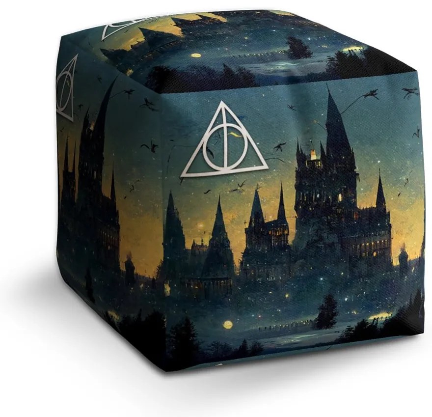 Cube zsámoly Roxfort éjjel, színes