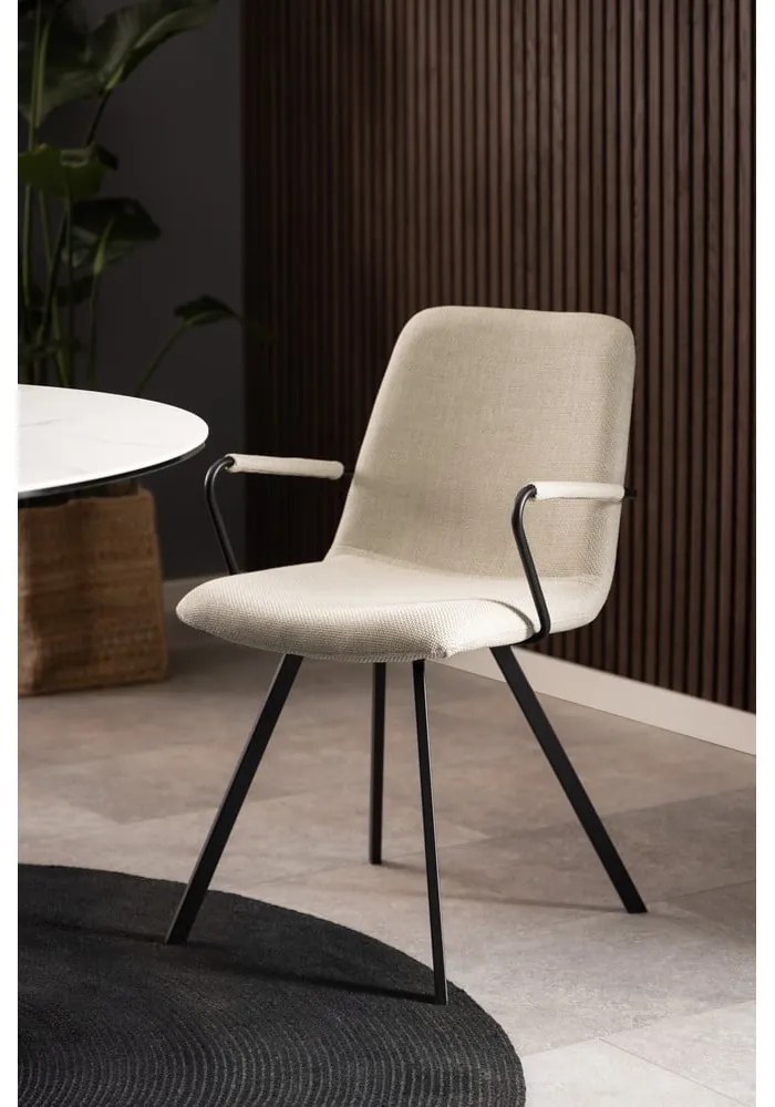 Krémszínű étkezőszék szett 2 db-os Selina – Actona