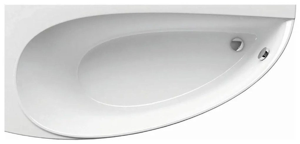 Ravak CQ01000000 - Sarokkád AVOCADO 160x75 cm akril/fehér